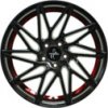 KESKIN KT20 8x18 5x112 ET30.00 black painted red inside