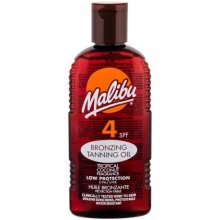 Malibu Bronzing Tanning Oil SPF4 bronzujúci opaľovací olej s kokosovou vôňou 200 ml
