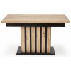 Halmar LAMELLO jedálenský stôl 160-210/90/76cm, dub artisan/čierny