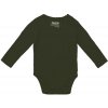 Neutral Detské body s dlhými rukávmi z organickej Fairtrade bavlny - Military | 86