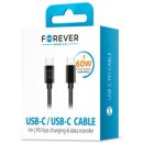 Forever DATUSBC3A1MFOBK Dátový USB-C, 1m, černý