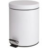 BEMETA - WHITE: Odpadkový kôš 5L, 