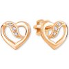 Soliter Romantické náušnice z ružového zlata Srdiečka 239 001 00909 05
