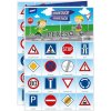 Pexeso, A4 x 3 listy - Dopravné značky