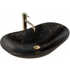REA - Umývadlo na dosku Royal 60 Black Marble Mat REA-U7478