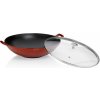 KELA Wok s poklicí litinový CALIDO 36 cm KL-11947