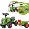 Falk Baby Claas Axos 1012C s vlečkou