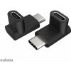 AKASA - 90 ° USB 3.1 Gen 2 Type-C na Type-C 2 ks (AK-CBUB63-KT02)