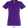 SOL´S IMPERIAL / Dámske tričko z ťažkej bavlny - dark purple M