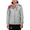 Mikina s kapucňou Geographical Norway Gatsby - sivá, S
