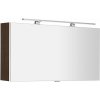 Sapho CLOE galérka s LED osvetlením, 100x50x18cm, borovica rustik CE100-0016