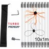 Rotačná kefa na čistenie komína Plus TURBO Premium® 10m set