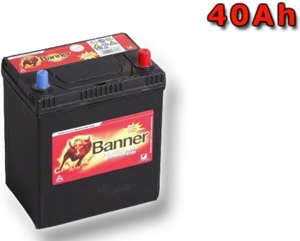 Banner P4026 Power Bull 12V 40Ah 330A Autobatterie, Starterbatterie, Boot, Batterien für