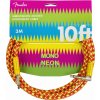 Fender MonoNeon Instrument Cable 3 m Rovný - Zalomený Nástrojový kábel