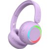 Lalarma Bezdrôtové slúchadlá s podsvietením Purple