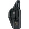 IWB Sharky Glock 43/43X/43X rail - vnútorné puzdro s plným SweatGuardom RH Holsters® – Čierna