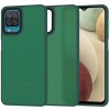 Techsuit - HaloFrost Series puzdro pre Samsung Galaxy A12 / A12 Nacho / M12 / F12 – tmavozelené KF2324794