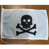 LALIZAS Vlajka - pirátska biela 20 x 30 cm Flag White Pirate