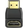 HDMI uhlový adaptér Hama - 270 stupňov - Čierna HR28784