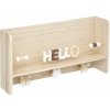 Atmosphera for Kids Detský nástenný vešiak s poličkou Hello 45 x 25 cm