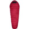 WARMPEACE SOLITAIRE 1000 170 ribbon red/black výška osoby do 170 cm - levý zip; Červená spacák