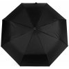 Pánsky skladací vystreľovací / zostreľovací dáždnik - čierna