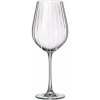 Crystal Bohemia BOHEMIA COLUMBA OPTIC POHÁR NA VÍNO 650ML SADA 6KS