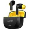 Canyon Hexagon 7, True Wireless Stereo Bluetooth 5.4 slúchadlá do uší. ANC, ENC funkcie, výdrž 27 hod, žlto-čierne