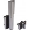 LOCINOX set 180° hydraulického samozatvárača a pántu pre bránku 110cm/75kg, strieborný, TIGER-SILV