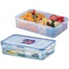 Lock&lock Dóza na potraviny s přihrádkami HPL816C 800 ml 20,5 x 13,4 x 5,2 cm