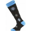 Lasting SJA detské merino lyžiarske ponožky čierne Veľkosť: (29-33) XS