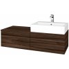 Dreja Kúpeľňová skrinka MODULE SZZ12 120 umývadlo Kube - D06 Orech / D06 Orech / Levé
