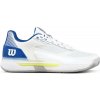 Pánska tenisová obuv Wilson Rush TOUR 5 White/Deja Vu Blue EUR 45 1/3
