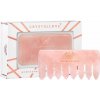 Crystallove Rose Quartz Comb masážna pomôcka na vlasy a telo
