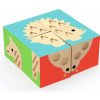 Djeco Drevené obrázkové kocky Pohladkaj zvieratká