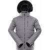Pánska zimná bunda s membránou ptx ALPINE PRE LODER sivá S