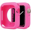 AppleKing ochranné silikónové púzdro pre Apple Watch 41mm - neónovo ružové - možnosť vrátiť tovar ZADARMO do 30tich dní