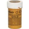 Sugarflair perleťová gélová farba (25 g) Gold 5032 dortis - Sugarflair