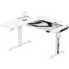 Herný stôl ULTRADESK WINGER (UDESK-WI-BWA/BWB) biely