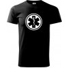 Rescue logo samostatné guľaté - Tričko extra veľké (5-8XL) - 5XL ( Čierna )