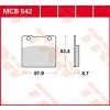 TRW brzdove platničky TRW MCB542