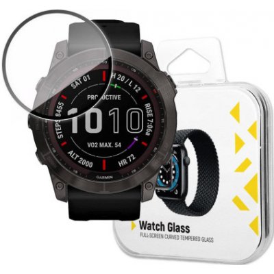 MG Watch Glass Hybrid ochranné sklo na Garmin Fenix 7X, čierne