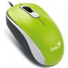 Myš GENIUS DX-110, drôtová, 1000 dpi, USB, zelená 31010116112