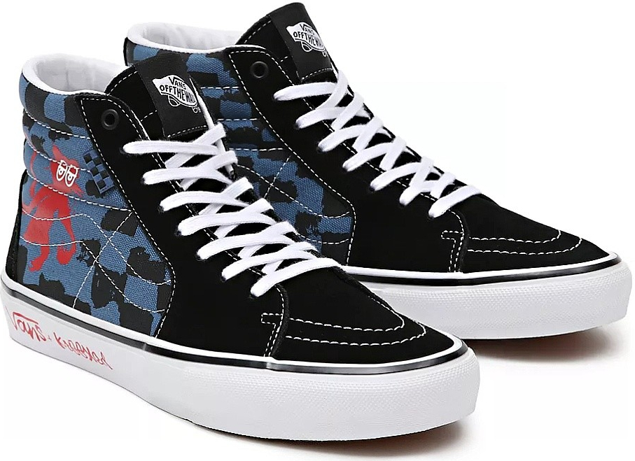 Vans Skate Sk8 Hi Krooked B Natasforray Blue