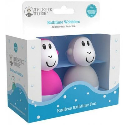 Matchstick Monkey Wobblery - Pink & Cool Grey