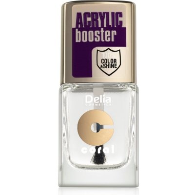 Delia Cosmetics Acrylic Booster vrchný lak na nechty s dlhotrvajúcim účinkom 11 ml