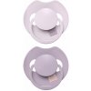 LOVI Cumlík silikónový dynamický Prime 18m+ 2ks Baby Lilac/Violet