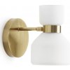 Miloox Fifty nástenná lampa 1x40 W biela-zlatá 1744.17