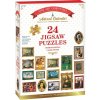 Adventný kalendár puzzle EUROGRAPHICS Fine Art 24×50 dielikov