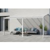 Lanit Plast Wall 53 biela / opál PC LG2133 hliníková pergola k domu | cena za ks